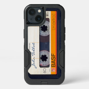 Vintage Retro Fashioned 80s Mixtape Audio Tape 3 iPhone 13 Case