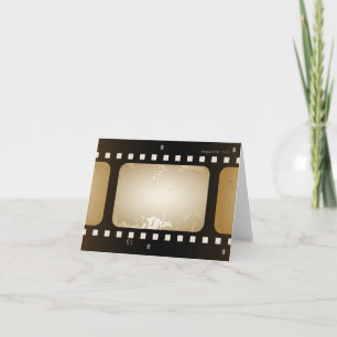 Vintage Retro Film Strip Film Role Photo Card