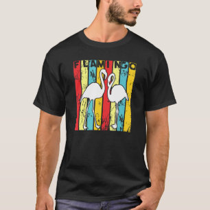 Vintage Retro Flamingo For Men Women Kids Animal T-Shirt