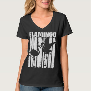 Vintage Retro Flamingo For Men Women Kids Animal T-Shirt