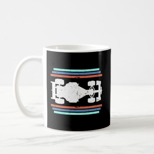 Vintage Retro Formula Racing Distressed Racing Par Coffee Mug