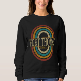 Vintage Retro Fort Thomas Kentucky KY Women Men So Sweatshirt