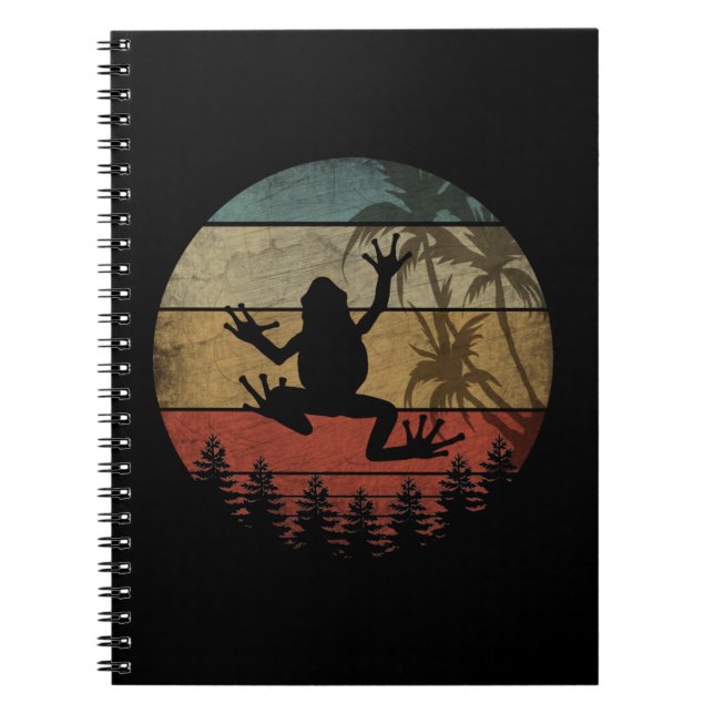 VINTAGE RETRO FROG NOTEBOOK (Front)