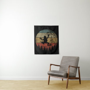 VINTAGE RETRO FROG TAPESTRY