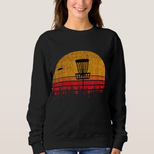 Vintage Retro Frolf Frisbee Disc Golf Gift Sweatshirt