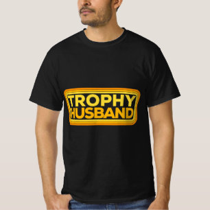 Vintage Retro Funny Trophy Husband Art T-Shirt
