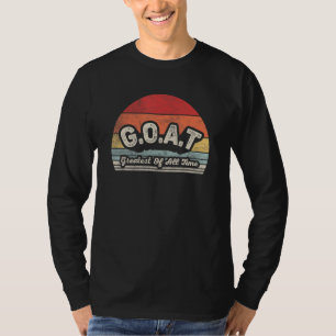 Vintage Retro G O A T Greatest Of All Time Goat T-Shirt