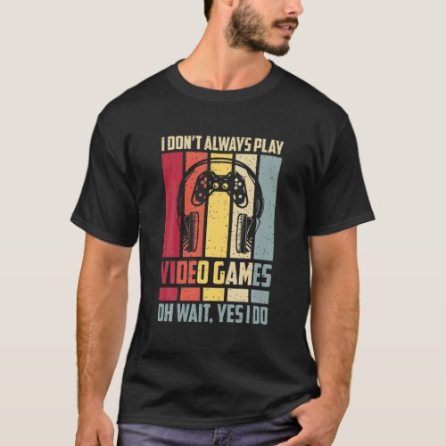 Vintage Retro Gamer For Boys Teens T_Shirt