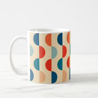Vintage Retro Geometric Hippie Boho Funky Colorful Coffee Mug