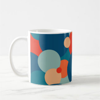 Vintage Retro Geometric Hippie Boho Funky Colorful Coffee Mug