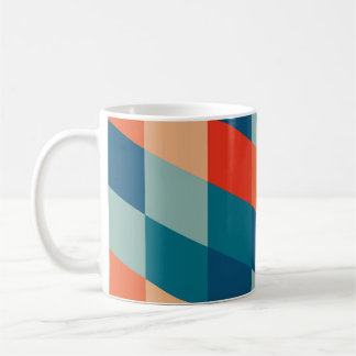 Vintage Retro Geometric Hippie Boho Funky Colorful Coffee Mug