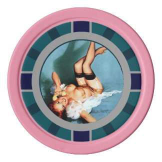 Retro poker set