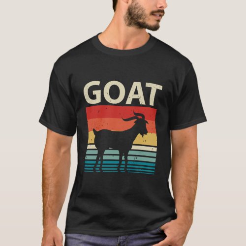 Vintage Retro Goat Farmer Family Funny Animal Goat T_Shirt