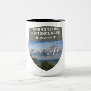 vintage retro Grand Teton National Park Mug