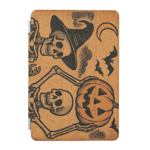 Vintage/Retro Halloween skeletons iPad Mini Cover