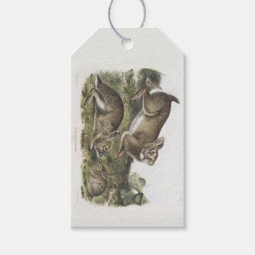 Vintage Retro Happy Easter Bunny Rabbits  Gift Tags