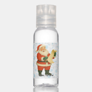 Vintage/retro holly jolly Santa Hand Sanitizer
