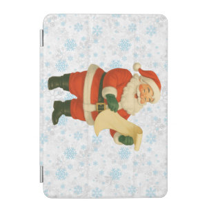 Vintage/retro holly jolly Santa iPad Mini Cover