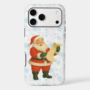 Vintage/retro holly jolly Santa iPhone 17 Pro Max Case
