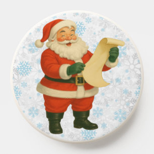 Vintage/retro holly jolly Santa PopSocket