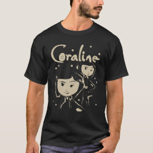 Vintage Retro Horror Halloween Coraline Movie T-Shirt