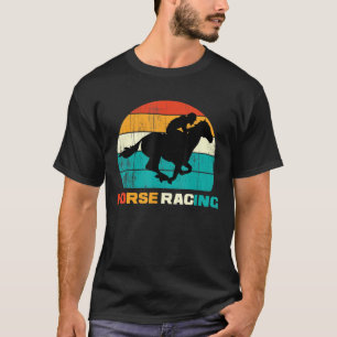 Vintage Retro Horse Racing For Horse Racing T-Shirt