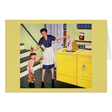 Vintage - Retro Housewife's Day of Disasters, Card Vintage - Retro Housewife's Day of Disasters, Card