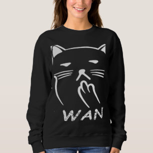 Vintage Retro I Do What I Want My Black Cat 15 Sweatshirt