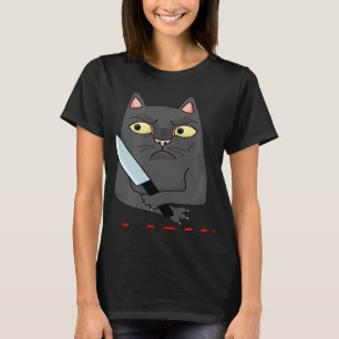 Vintage Retro I Do What I Want My Black Cat 2 T-Shirt