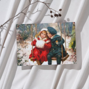 Vintage Retro Illustrated London News Christmas Wrapping Paper Sheets