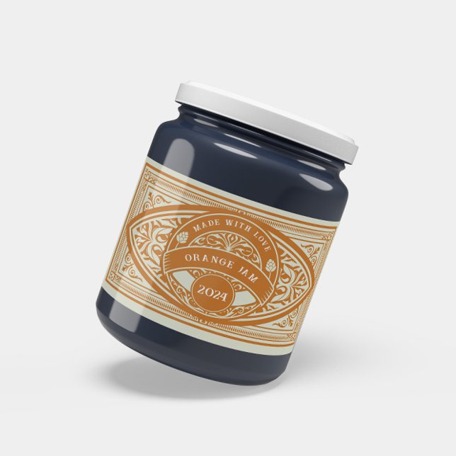 Vintage Retro Jam Label Canning Sticker (Creator Uploaded)