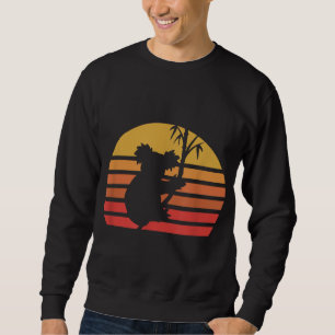 Vintage Retro Koala Love - r Dad Mom, Boy Girl Bir Sweatshirt