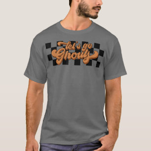 Vintage Retro Let's Go Ghouls Cute Halloween Outfi T-Shirt