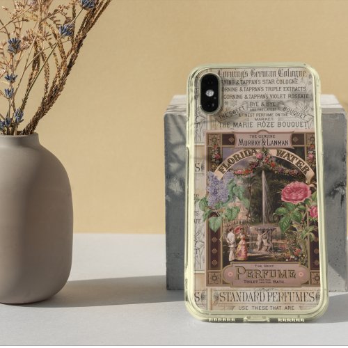 Vintage Retro Lilac Rose Perfume Soap Case_Mate iP iPhone 11 Case