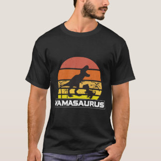 Vintage Retro Mamasaurus Sunset T-Shirt