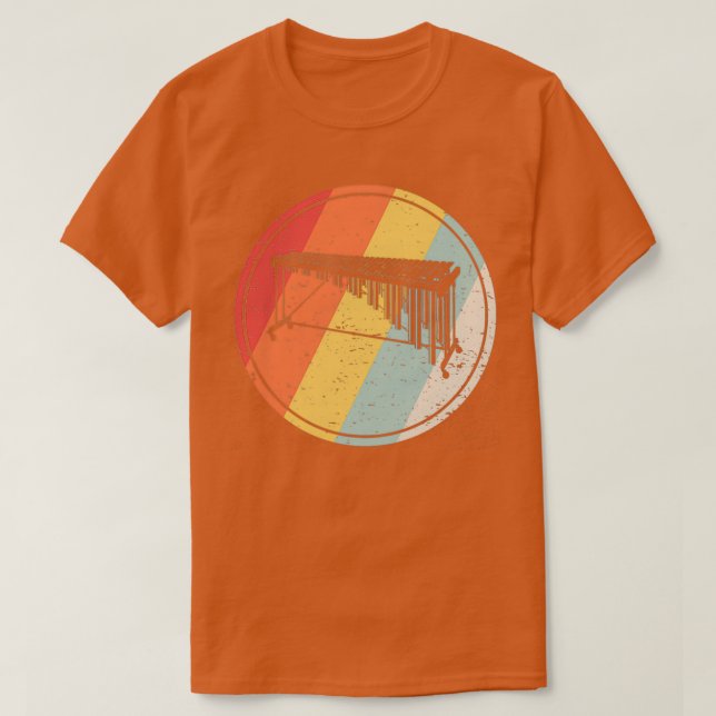 Vintage Retro Marimba  T-Shirt (Design Front)