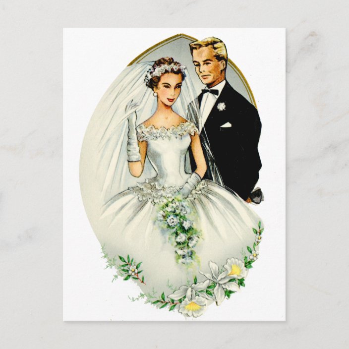 vintage wedding illustration
