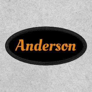 Vintage Retro Mechanic Name Template Patch