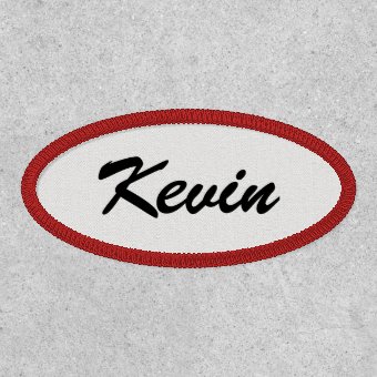 Vintage Retro Mechanic Name Template Patch | Zazzle