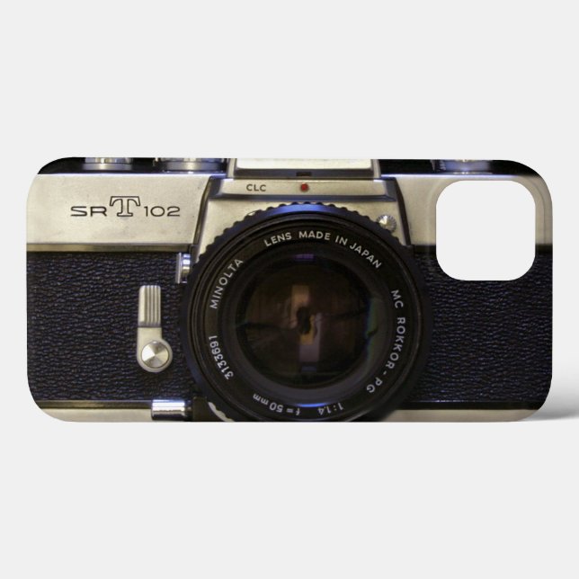 Vintage Retro Minolta SLR Camera Case for iPhone 1 (Back (Horizontal))
