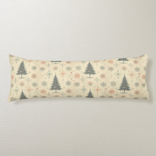 Vintage/Retro modern Christmas/winter Body Pillow