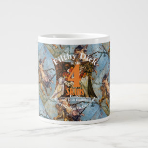 VINTAGE RETRO MODERN DAD MOTHER SUMMER SOUVENIR  GIANT COFFEE MUG