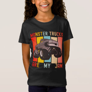 Vintage Retro - Monster Trucks Are My Jam T-Shirt