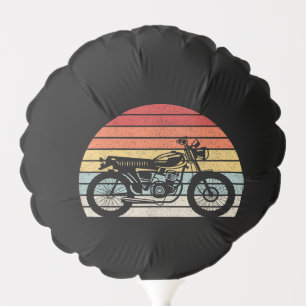 Vintage Retro Motorcycle Balloon
