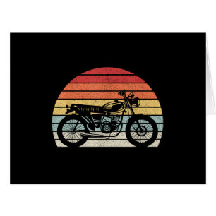 Vintage Retro Motorcycle Cards