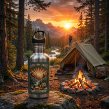 Vintage Retro Mountain | Camping Hiking Outdoor