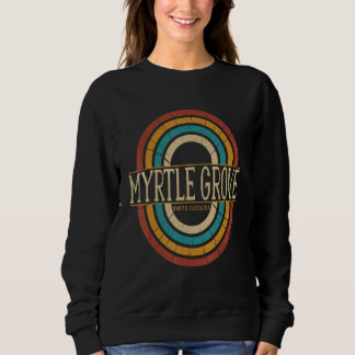 Vintage Retro Myrtle Grove North Carolina NC Souve Sweatshirt