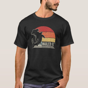 Vintage Retro Nailed It Hammerhead Shark T-Shirt