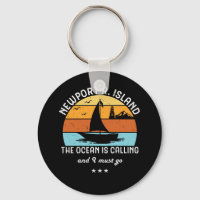 Vintage Retro Newport Rhode Island Sailing