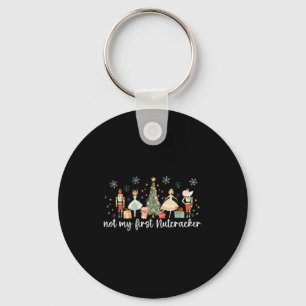 Vintage Retro Not My First Nutcracker Sugar Fairy Keychain
